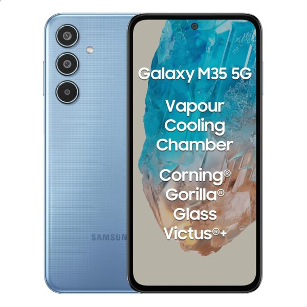 Samsung Galaxy M35 5G (Daybreak Blue, 8GB RAM, 128GB Storage)