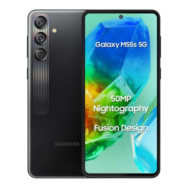 Samsung Galaxy M55s 5G (Thunder Black, 8GB RAM, 128GB Storage)