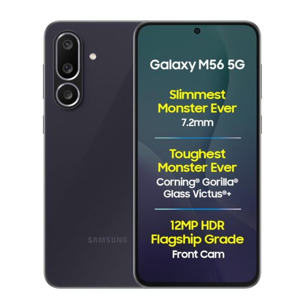 Samsung Galaxy M56 5G (Black, 8 GB RAM, 128 GB Storage)