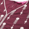 Cotton Floral Regular Kurta Set - Varanga close view