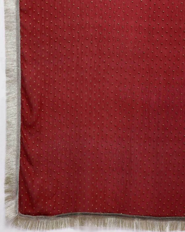 Embroidered Kurta and Pant with Dupatta (Set of 3) - Varanga dupatta view