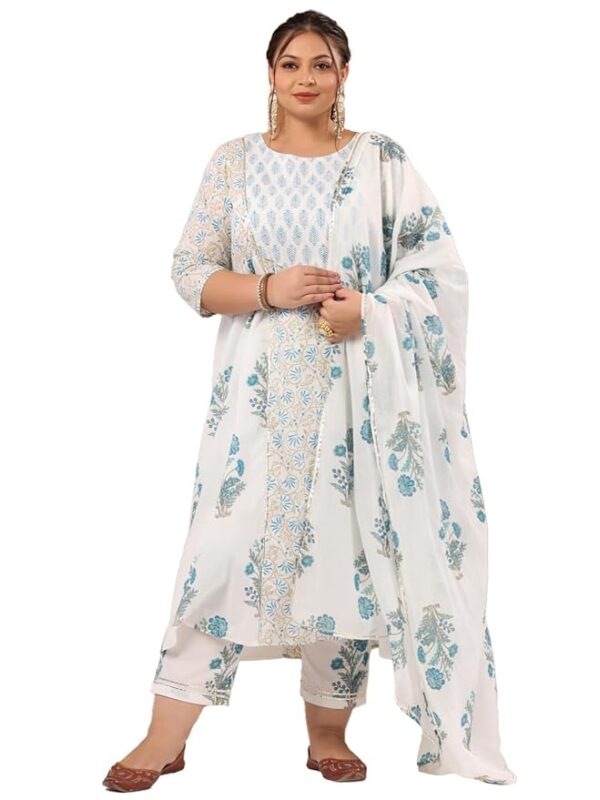 Jaipur Kurti Women Kurta with Pant & Dupatta frontview