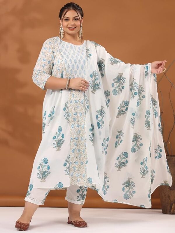 Jaipur Kurti Women Kurta with Pant & Dupatta view