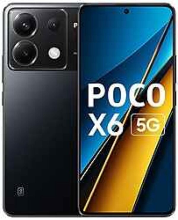Price Comparison of POCO X6 5G (Mirror Black, 8 GB RAM 256 GB Storage).