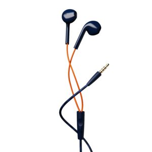 boAt Bassheads 105 Wired In-Ear Earphones with Mic (Blue)