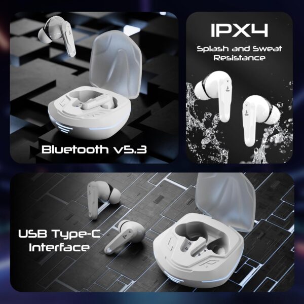 boAt Gaming Earbuds TWS - Immortal 181 with Deep Bass and Bluetooth 5.4