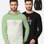 BULLMER Regular Fit Pack of 2 Graphic T-Shirt