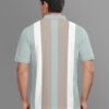 BULLMER Trendy Striped Printed Polo T-shirt