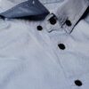 Dennis Lingo Men Blue Slim Fit Opaque Cotton Casual Shirt