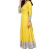 Divena Anarkali Kurti Yellow under 500
