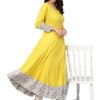Divena Anarkali Kurti Yellow under 500
