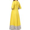 Divena Anarkali Kurti Yellow under 500