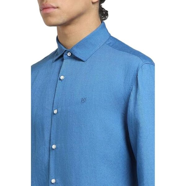 JACK & JONES Men Viscose Blend Regular Fit Spread Collar Casual Shirt