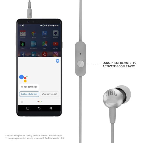 JBL C200SI Wired Earphones with Mic Multi-Function