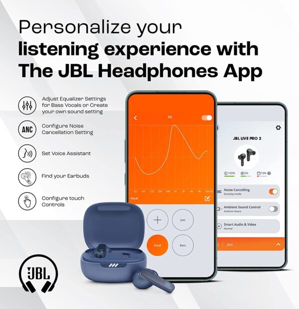 JBL Live Pro 2 TWS Earbuds with ANC 40 Hours