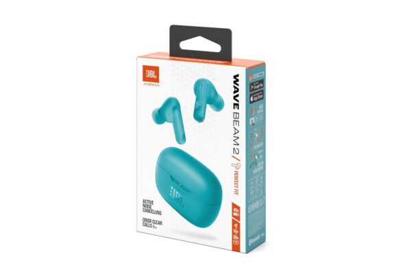 JBL Wave Beam 2 Earbuds Wireless Active Noise Cancellation