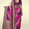 MANOHARI Woven Zari Banarasi Silk Saree