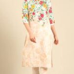 MARCIA Floral Print Straight Kurta & Pants – Pure Cotton Ethnic Wear for Women