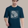 Men’s Cotton Oversized Mustard Crew Neck T-Shirt Pack of 2