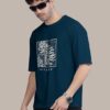 Men’s Cotton Oversized Mustard Crew Neck T-Shirt Pack of 2