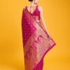 MONJOLIKA FASHION Women Saree with 1 Unstitched Blouse