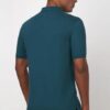 PETER ENGLAND Polo Neck Cotton Dark Green T-Shirt