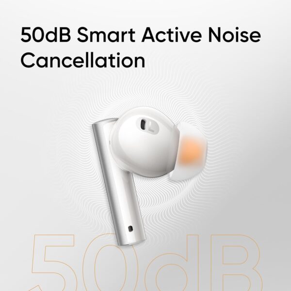 Realme Buds Air 6 50dB ANC LHDC 5.0 Dynamic Bass Boost Driver