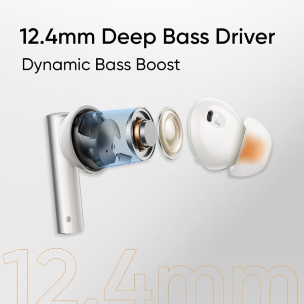 Realme Buds Air 6 50dB ANC LHDC 5.0 Dynamic Bass Boost Driver