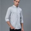 Red Tape Light Blue Solid Pure Cotton Men’s Shirt