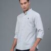 Red Tape Light Blue Solid Pure Cotton Men’s Shirt