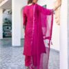 SKYLEE Embroidered Straight Kurta with Set of 3