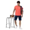 Spykar V Neck Half Sleeves Cotton Blended T-Shirt
