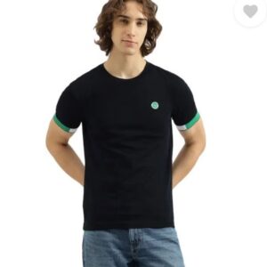 United Colors of Benetton Regular Fit Crew Neck Applique White T-Shirt 2XL