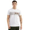United Colors of Benetton Regular Fit Crew Neck Applique White T-Shirt 2XL