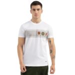 United Colors of Benetton Regular Fit Crew Neck Applique White T-Shirt 2XL