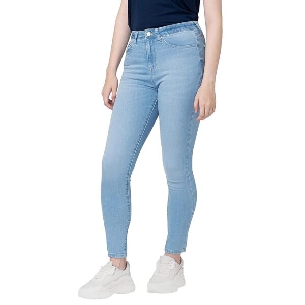 SPYKAR Super Skinny Fit High-Rise Light Fade Cotton Jeans