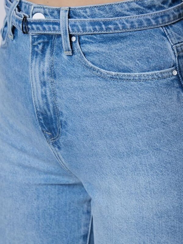 SPYKAR Women Straight Fit High‑Rise Heavy Fade Jeans